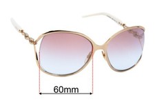 SFx Replacement Sunglass Lenses fits Gucci GG4250/N/S - 60mm Wide