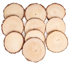 Holzscheiben groß 30-15cm Ohne Loch Baumscheiben Deko Rund Bastelholz DE
