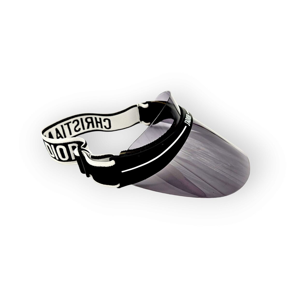 CHRISTIAN DIOR - Club1 0H3 J'ADIOR Tennis Gray Sun Visor CHRISTIAN DIOR - Club1 0H3 J'ADIOR Tennis Gray Sun Visor