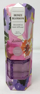 Aromas Honey Blossom Decorative Reed Diffuser 100 ml / 3.38 fl oz in Box New