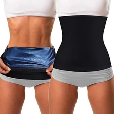 Waist Trimmer Weight Loss Sauna Trainer Wrap Belt Sweat Stomach Shaper Men Women