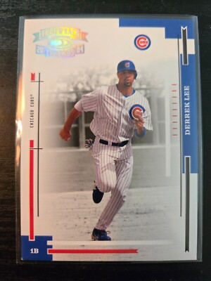 2004 Donruss Throwback Threads Gold Proof /100 Derrek Lee #40 Chicago Cubs