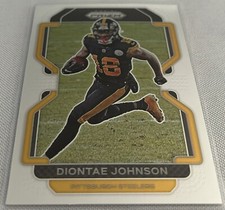 2021 Panini Prizm Football Diontae Johnson Pittsburgh Steelers base card #250