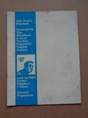 Golden Boy - Sammy Davis Jr 1968 UK Gala Charity Premiere Theaterprogramm