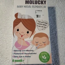 Molucky Baby Nasal Aspirator Nosefrida the Snotsucker with Hygiene Filters 