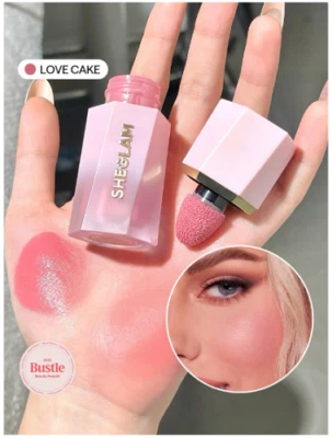 BRANDED SHEGLAM Color Bloom Liquid Blush Matte Finish-Love Cake Gel Cream Blush*