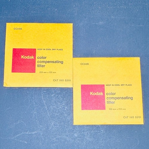 SEALED NOS KODAK 125mm 5in Gel Wratten CC20B CC30B CC40B CC50B - Picture 8 of 9