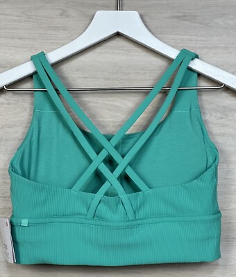 ① Lululemon Energy Bra Longline *Rib Size 4 B-D Cup 🏝️ Paradise