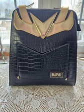 Marvel Loki Classic Cosplay Backpack Black  Gold