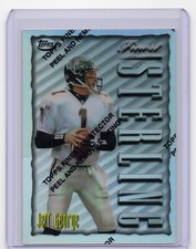 JEFF GEORGE 1996 TOPPS FINEST NFL SILVER REFRACTOR CARD #197 FALCONS NICE!
