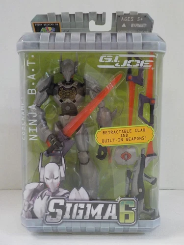 G1211 Hasbro GI-Joe Sigma 6 Codename: Ninja B.A.T. with Retractable Claw