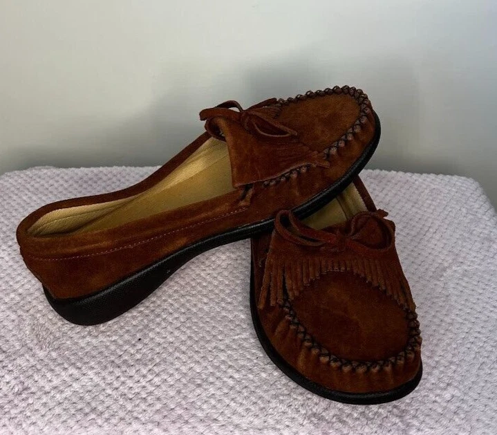  ZAPATOS MOCASÍN MUJER PEACE MOCS DONNA ESTILO 7.5: DONNA MARRÓN ENVÍO GRATUITO  Foto 2 de 4