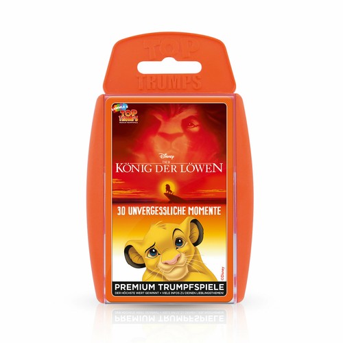 Top Trumps Der König der Löwen Disney Quartettspiel Kartenspiel Quartett Karten - Afbeelding 1 van 2