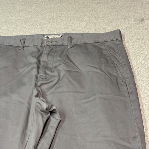 J. Crew Chino Pants Men 35/32 Light Gray Flat Front College City Prep Pants - Picture 4 of 23