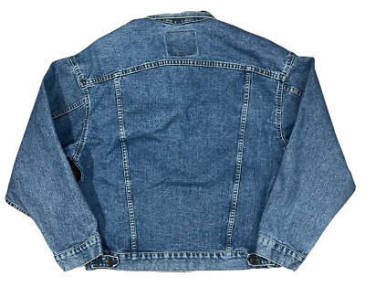 90s〜 Levi's 70507 zip-up cotton jacket Vintage 90s Levi's Trucker Jacket 70507 Indigo Blue L Made