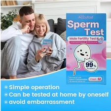 1pc Male Fertility Sperm Test Kit Home Test 99% Accurate Fast & Private Results