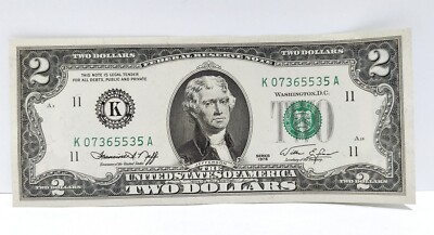 Bicentennial $2 bill. April 13, 1976. FIRST DAY ISSUE. Stamped. | eBay