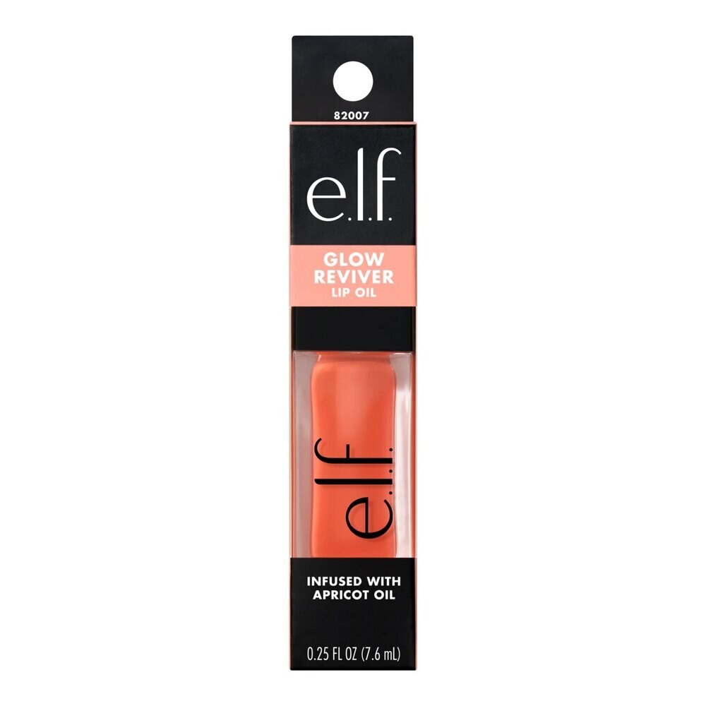 e.l.f. Glow Reviver Lip Oil Coral Fixation 82007 Hydrates