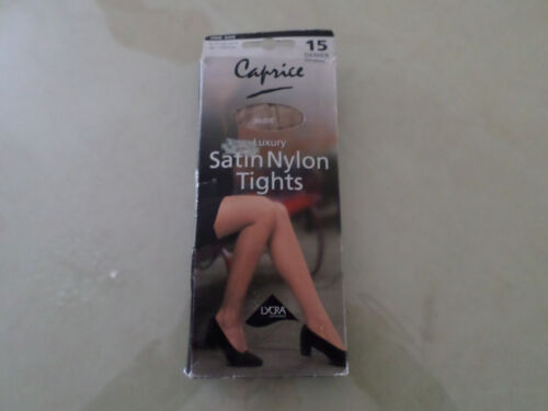 Caprice Nude Satin Nylon Tights. 15 Denier. One Size. New. SKU 636 - Picture 1 of 2