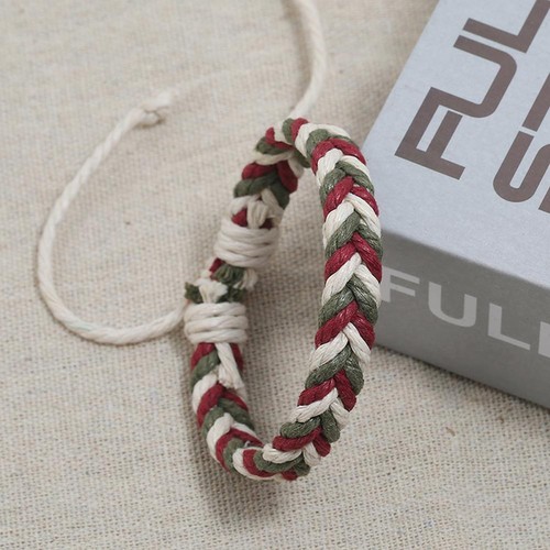 DIY Braided Bracelets Handmade Hemp Rope for Party Wedding Travel (Style 2) - Imagen 2 de 10