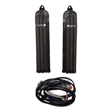 Smoked LED Rear Fender Fascia Turn Signals for Harley Davidson Touring '14-up