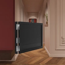 180° Swinging Door Solid Wood Swing Door Porch Entrance Swinging Door 90*60cm