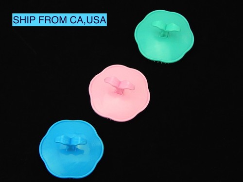Hair Scalp Massage Shower Shampoo Brush 3 Pieces - 第 1/2 張圖片