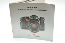 Leica R4 Brochure "The camera that does everything simply" in German 