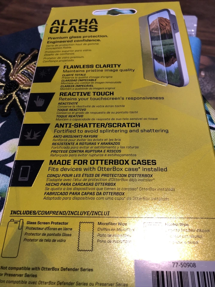 Otter Box Alpha Glass screen Premium Glass iphone 8+, 7+, 6s+, 6+ New - Image 4 of 4