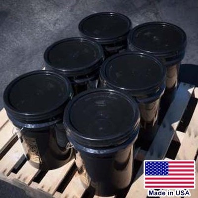 6 BUCKETS Asphalt Emulsion Sealer - 5 Gallon Each - 2,400 to 3,000