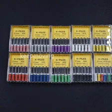 Dental Endo Root Canal H File K-FILES Reamers Stainless Steel Hand Use 21/25/31