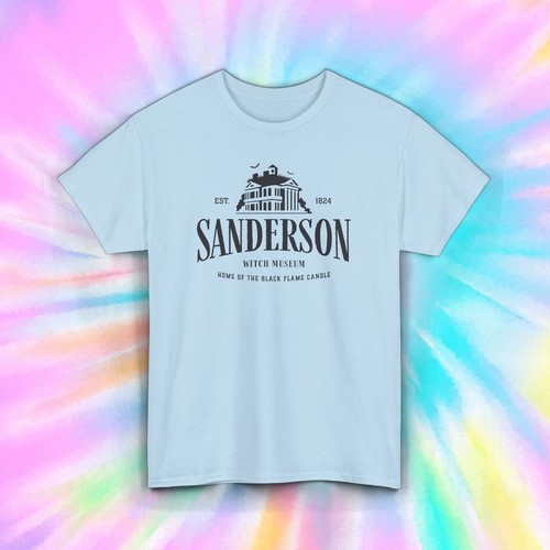 Sanderson Witch Museum T-Shirt S-5XL Halloween Black Flame Candle Salem Gift - Bild 9 von 9