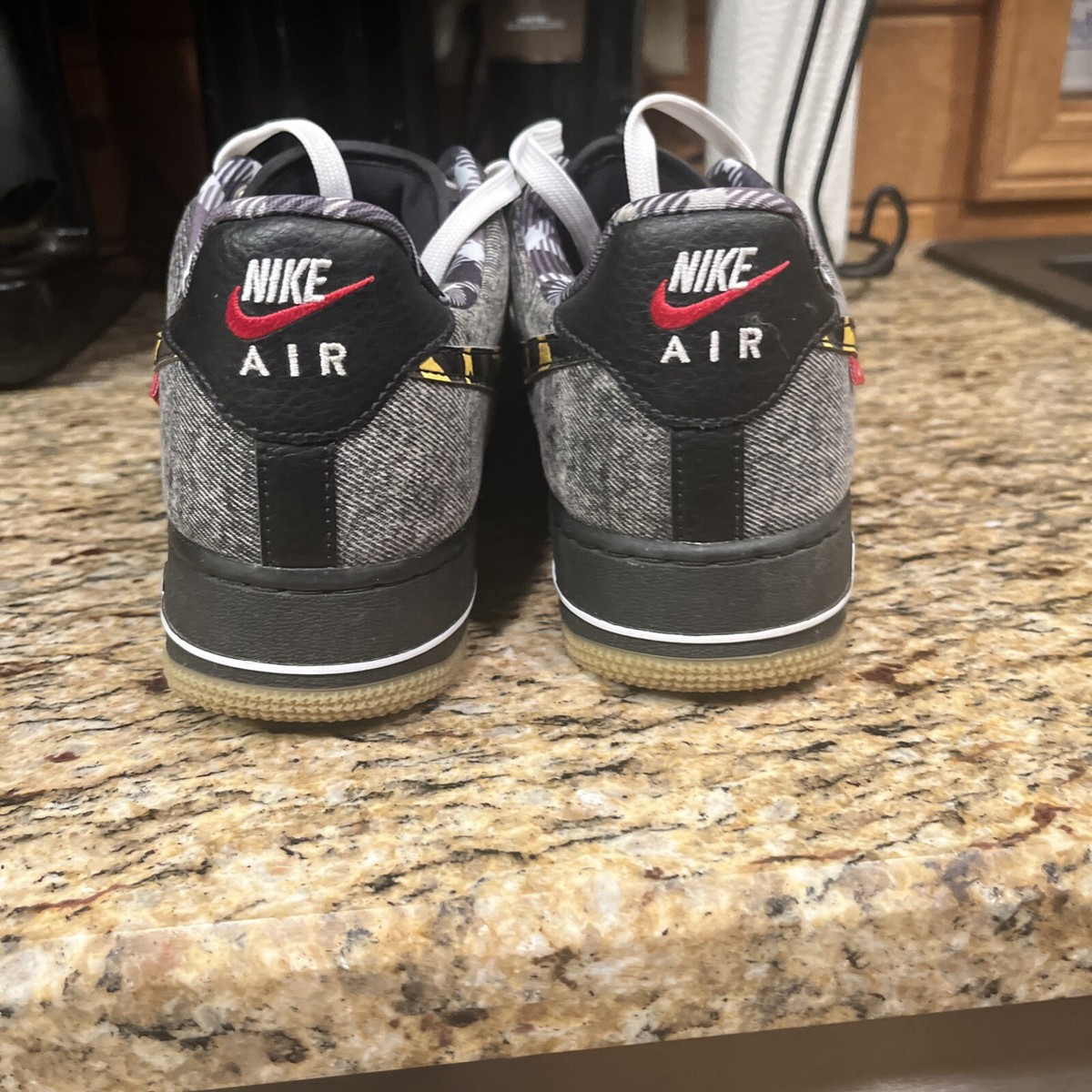 Size 8.5 - Nike Air Force 1 Low Camo Denim Remix for sale 