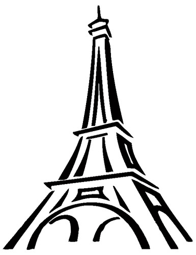 Adesivo murale Eiffel asciugamano soggiorno pranzo cucina camera da letto immagine 2 - Foto 2 di 4