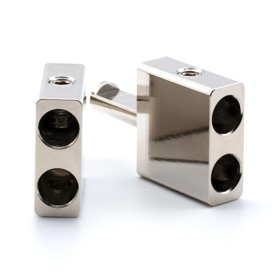 Pair Of ILL Customz Dual 8 Gauge to Single 8 Gauge Amplifier Speaker Inputs - Image 2 of 4