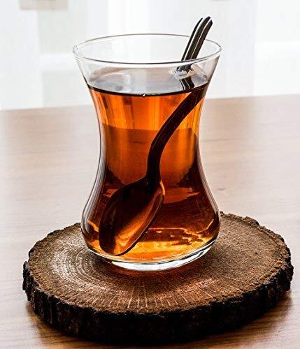 Topkapi Filiz Bicchieri da tè turchi, 111 cc, set da 6 pezzi, (x7z)