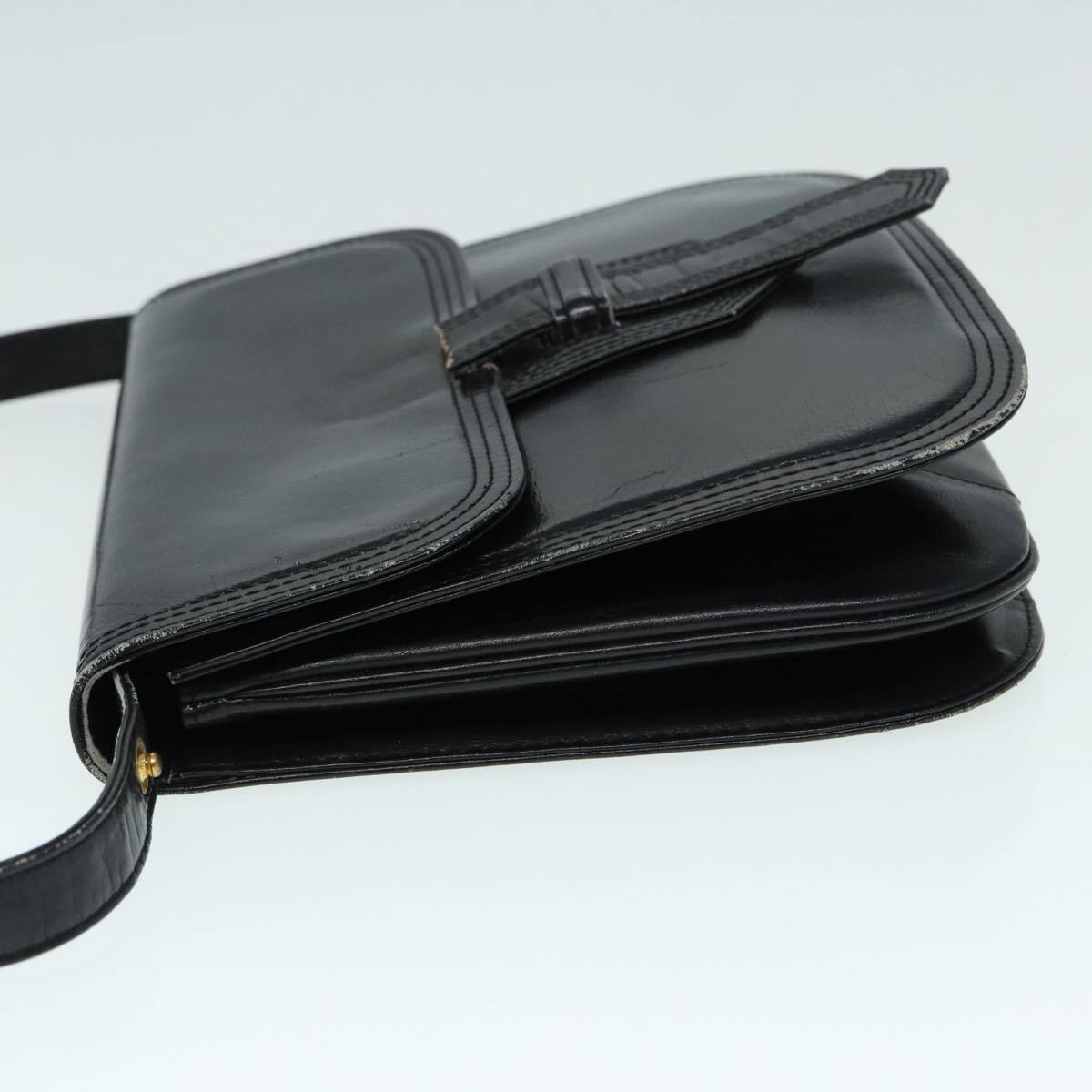 Borsa a tracolla SAINT LAURENT in pelle nera originale yk14461