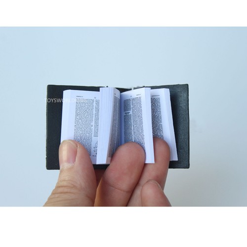 3 x 1:6 Scale Holy Bible Mini Church Books Model Toys For 12"Action Figure Doll - Picture 5 of 6