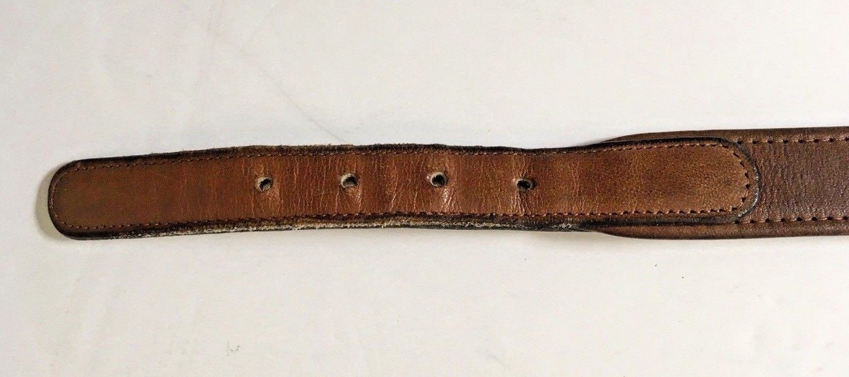 Coach Regal Glove Tanned Cowhide leather belt brass buckle 2806 size 26 Vintage Coach Black Belt, Made of Glove Tanned Cowhide and  main image 2