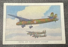 1940-42 Wings Cigarettes Series B T87 Royal Air Force Heavy Bomber #33