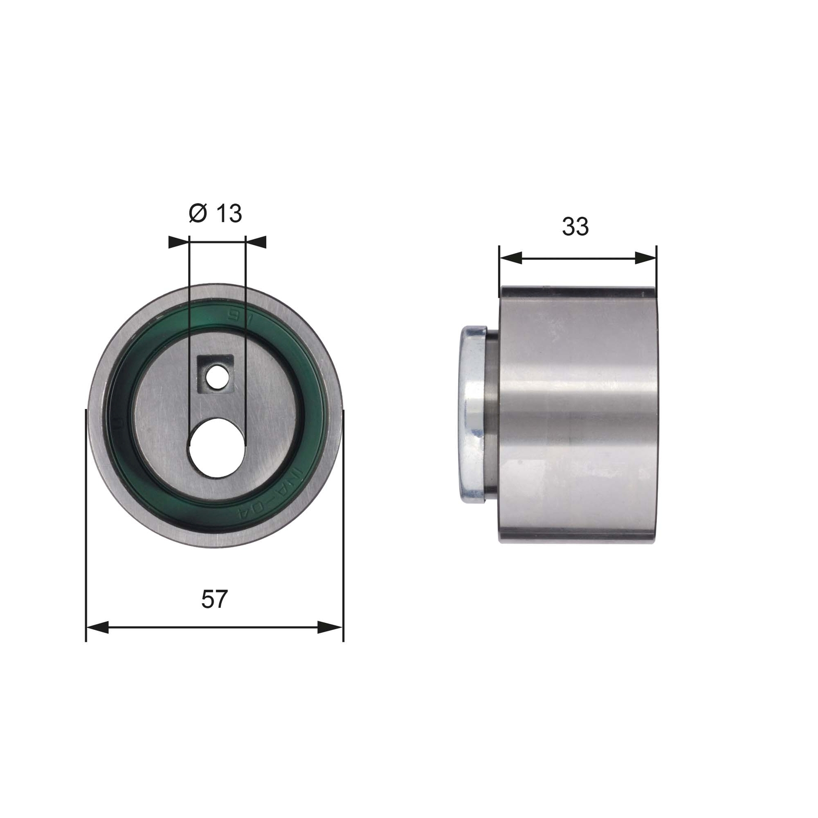 GATES T41258 Tensioner Pulley, timing belt for CITROËN,FIAT,LANCIA,PEUGEOT
