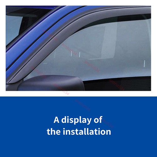 2pcs Front Window Visors For 95-04 Toyota Tacoma Sun/Rain Guards Vent Shade - Picture 6 of 8