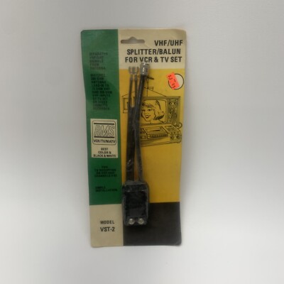 Vintage (New) UHF/VHF/ Band Antenna Splitter.  Made In Japan