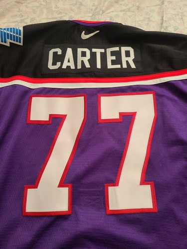 Nike CHL All-Star Game Worn Used Jersey Jeff Carter signed autographed gamer 56 - Picture 9 of 10