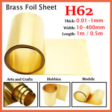 Thin Brass Sheet Metal Foil Belt Strip Coil 0.01mm - 1mm Art  Craft Model Train