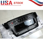 HONEYCOMB SPORT MESH RS4 STYLE HEX GRILLE GRILL BLACK FOR 09-12 AUDI A4/S4 B8 8T