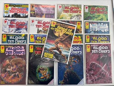 ELFQUEST BLOOD OF TEN CHIEFS #1-17 WARP GRAFIK COMICS 1993
