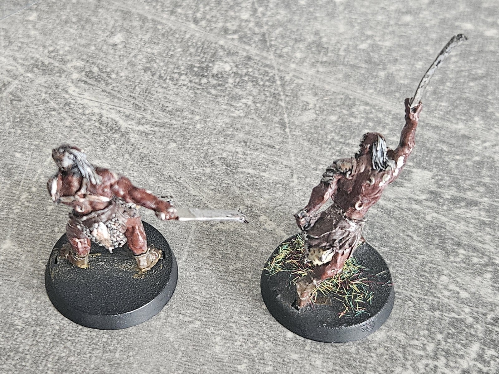 Metal Feral Uruk Hai LOTR Lord of the Rings MESBG Warhammer GW OOP Rare ...