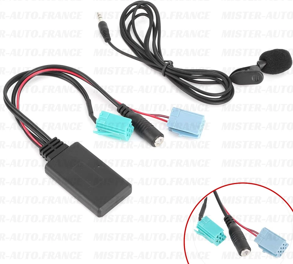 ADAPTATEUR BLUETOOTH RENAULT ★AUTORADIO UDAPTE LIST SCENIC MEGANE 2 MODUS TRAFIC - Photo 4/4