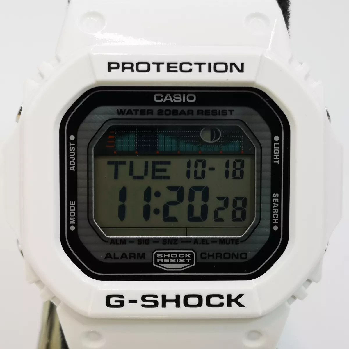 CASIO G SHOCK GLX 5600 7JF White G LIDE Tide Moon Men s Watch